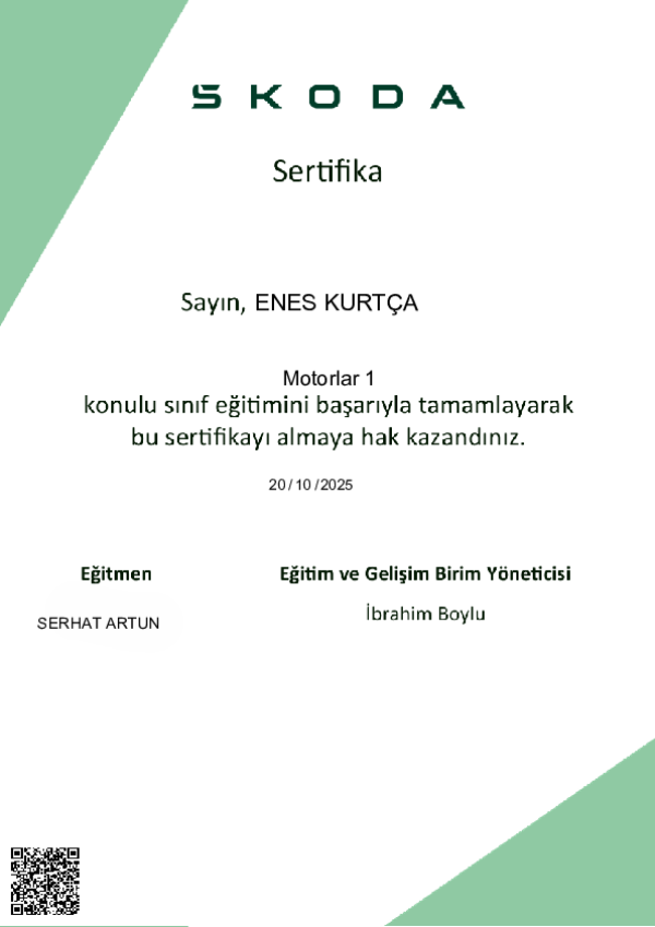 Sertifika Önizleme